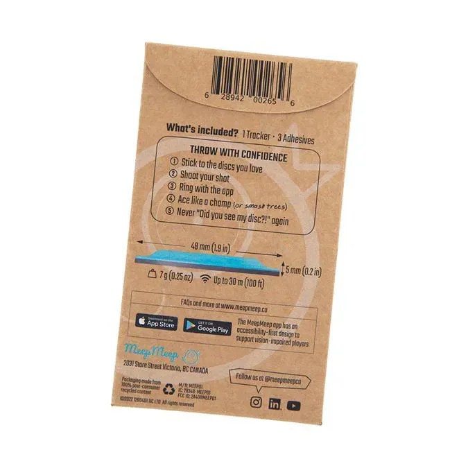 MeepMeep Disc Golf Tracker 30.15 Infinite Discs