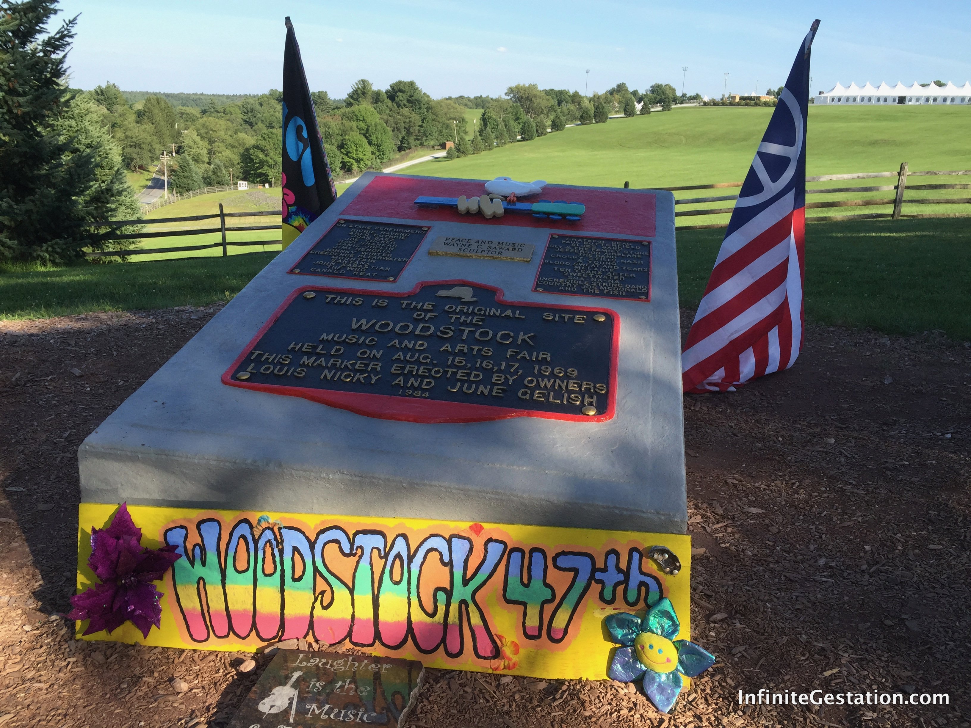 Woodstock 1969 Original Music Festival Site Bethel, New York