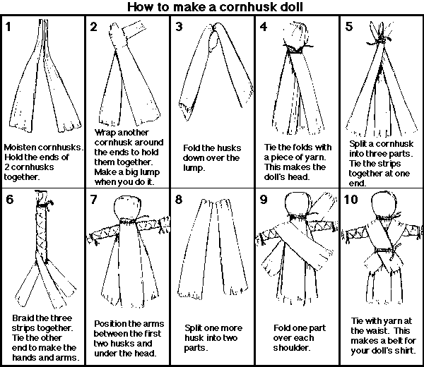 Corn Husk Dolls, A Fall Craft The Infinite Spider