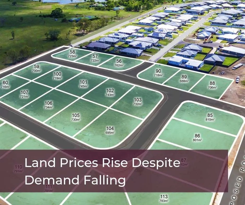 Land Prices Rise As Demand Falls — Infinite Wealth