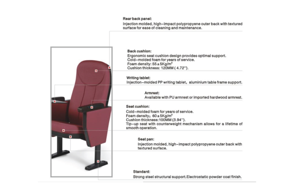Auditorium Chair Infinity Furniture Limited