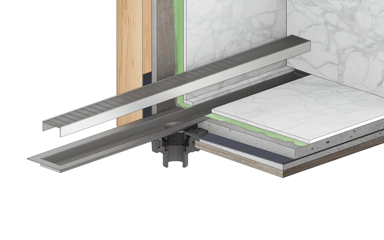 Shower Drain Installation Infinity Drain