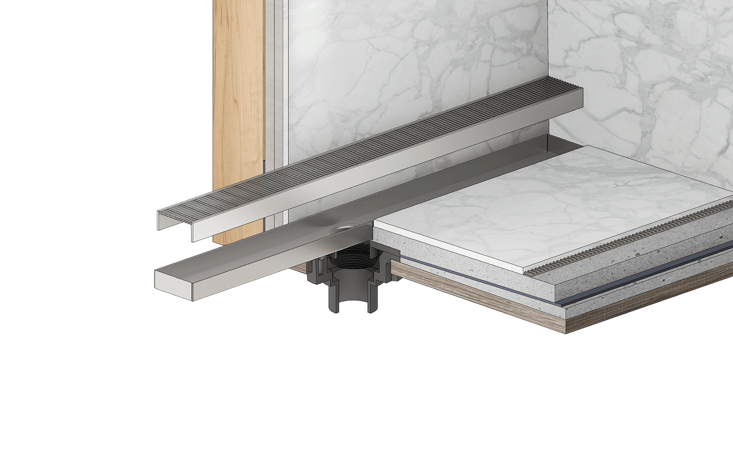 Shower Drain Installation Infinity Drain