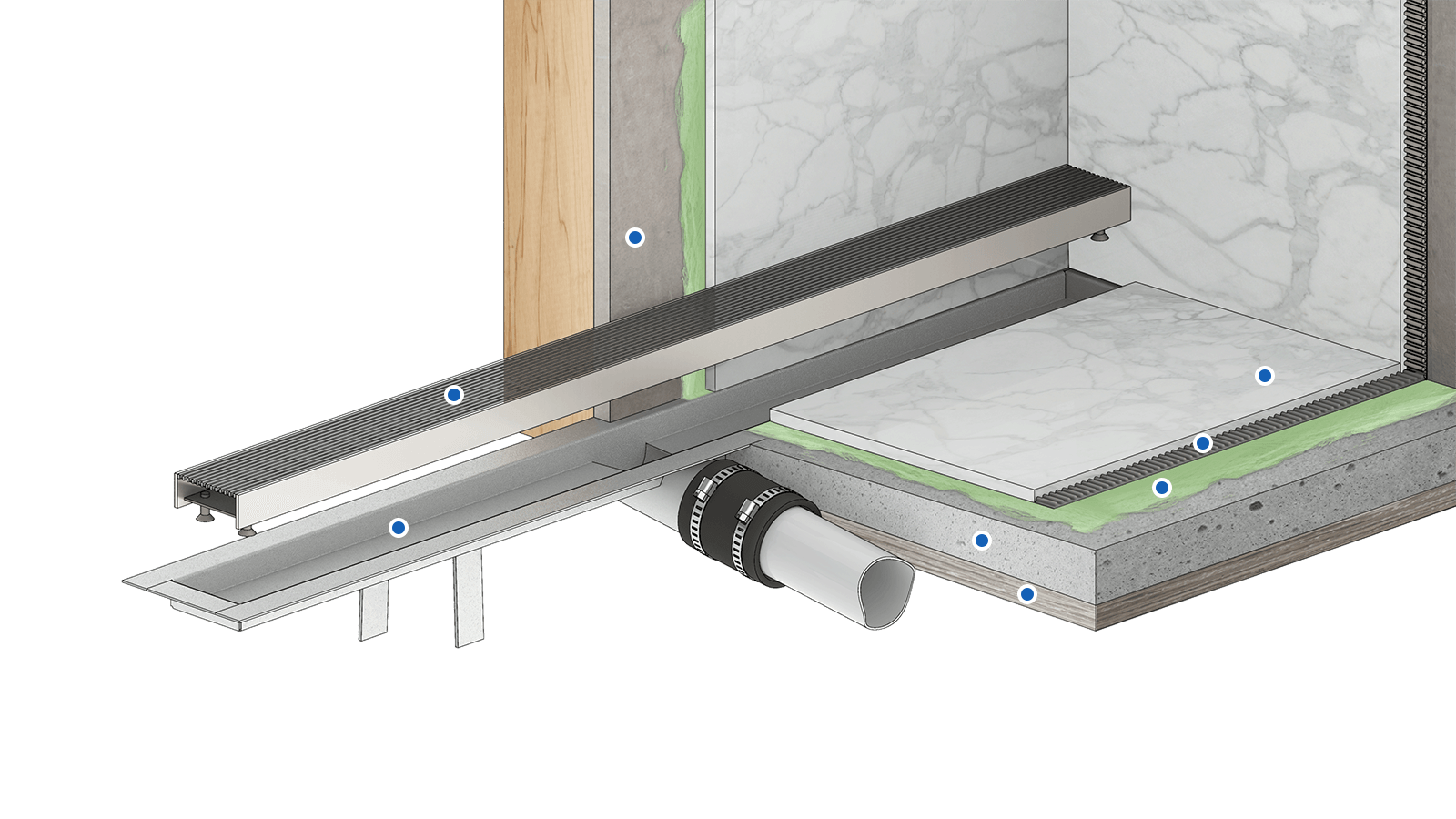 Shower Drain Installation Infinity Drain