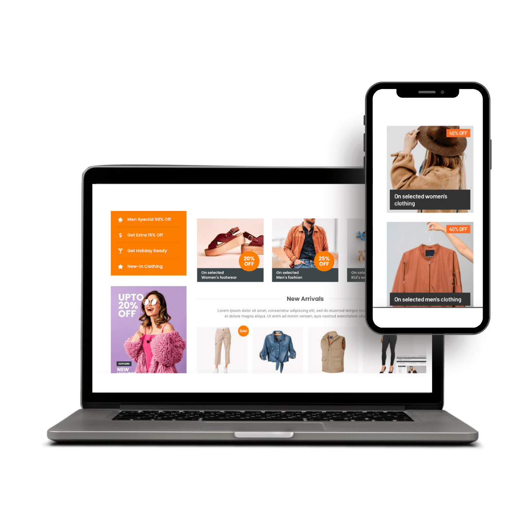 Online Store  Design Infinity Groupco Advertising & Marketing Agency