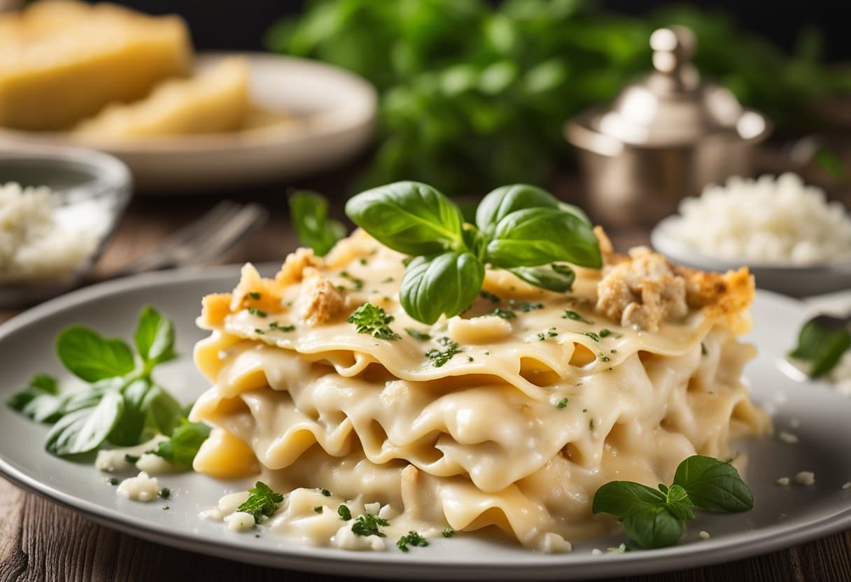 Chicken Alfredo Lasagna Recipe Infinityrecipes