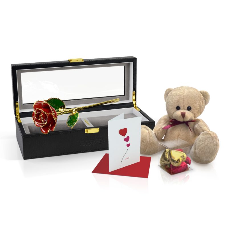 Red Rose Gift Sets & Flowers Gifts Infinity Rose USA