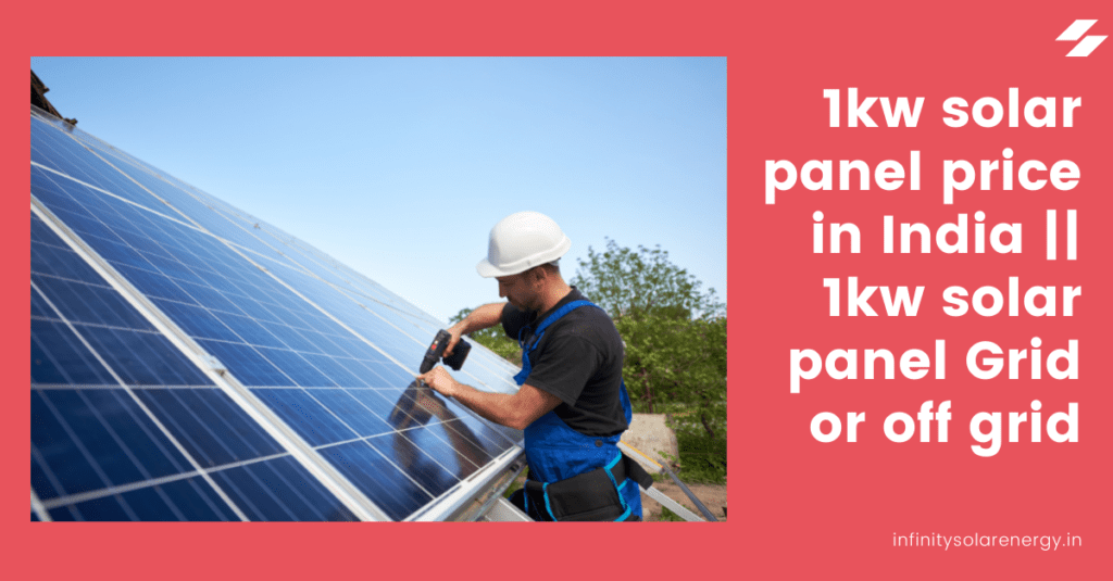 1kw Solar Panel Price in India Find Out How Much It Costs Infinity