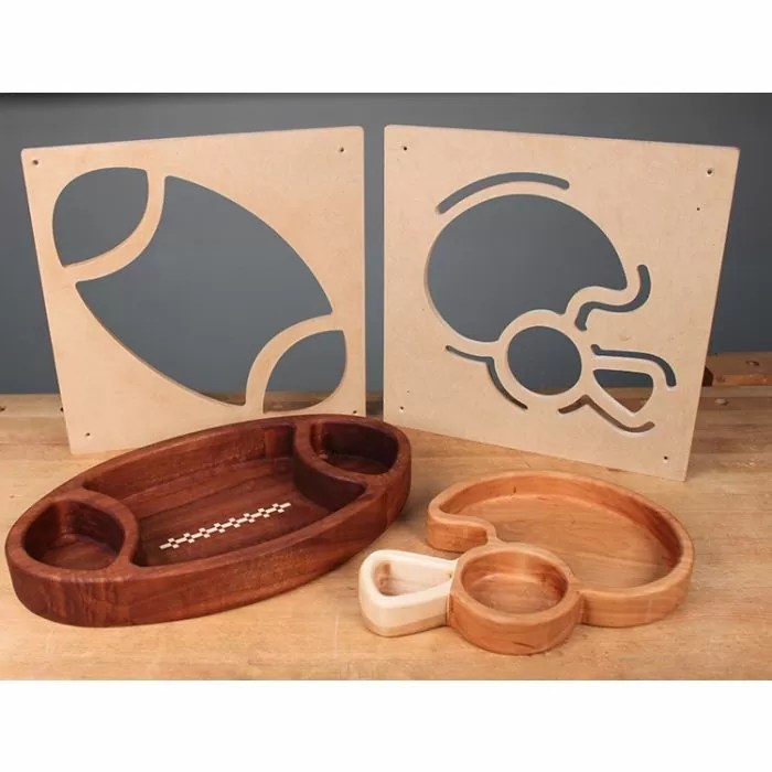 Infinity Tools 2Pc. GameDay Tray Making Templates Infinity Cutting Tools