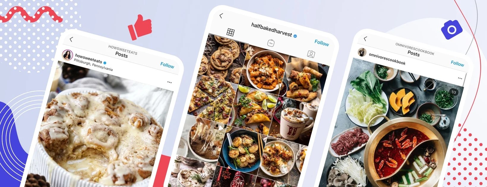 3 Instagram food bloggers and 30 food hashtags for copy