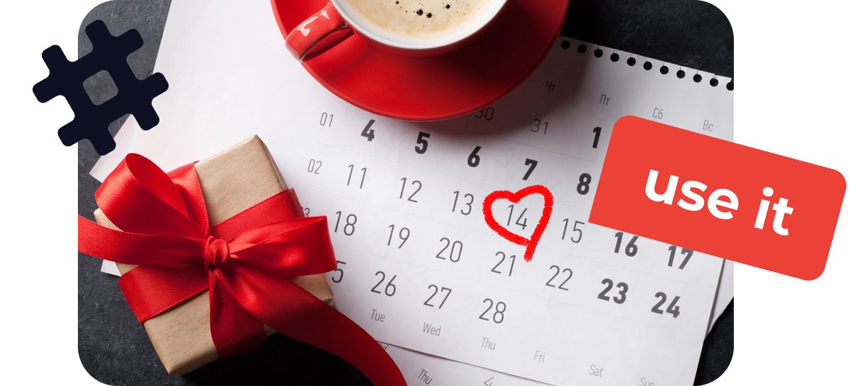 Best hashtags for Valentine's Day in 2023