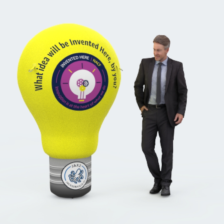 Custom Inflatable Light Bulb Display Inflatable Signs
