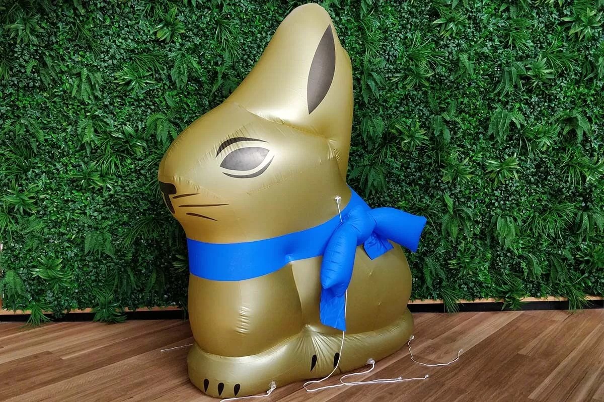 Lindt Giant Inflatable Bunny We can replicate ANYTHING