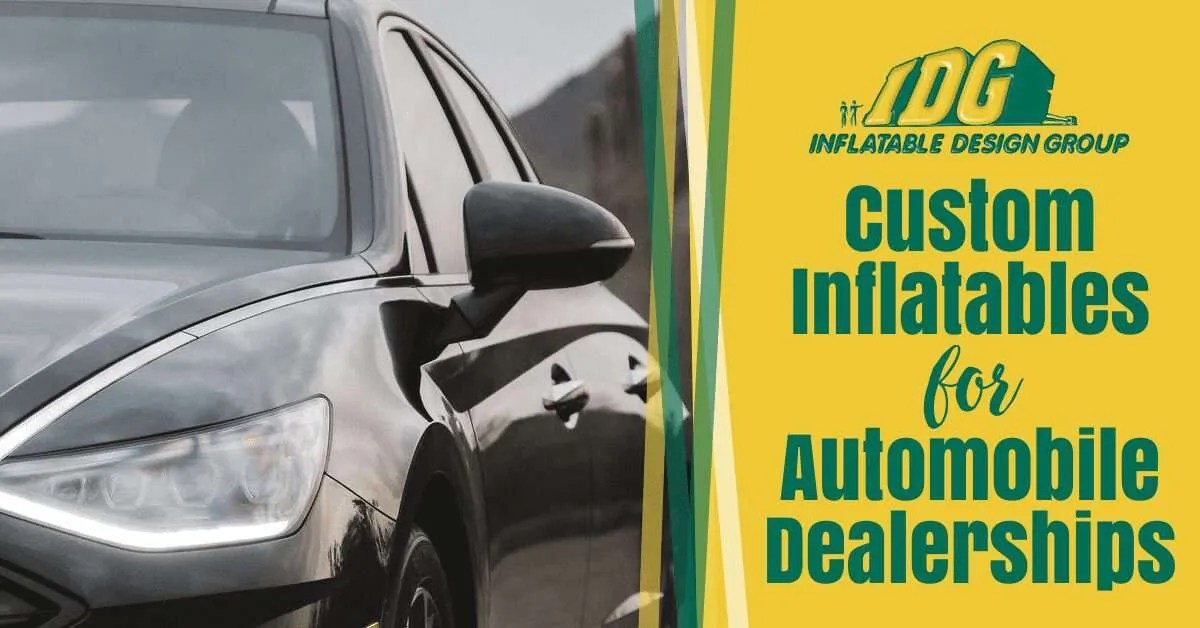 Custom Inflatables for Automobile Dealerships