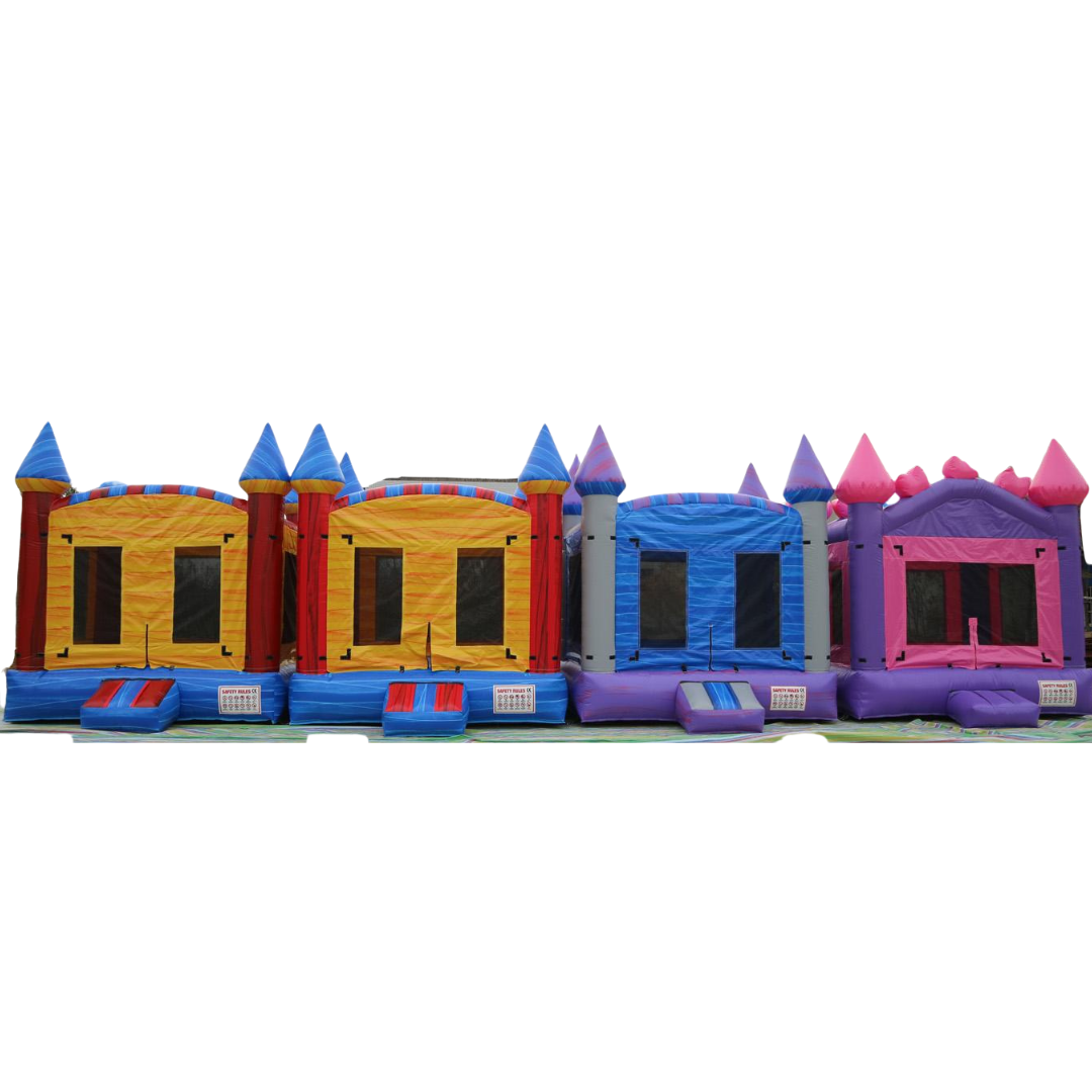 Modular Castle House Inflatables Whole Sale Bounce Houses