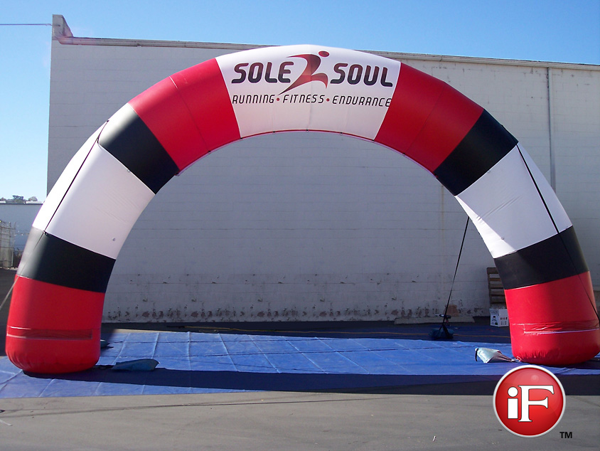 Inflatable Start / Finish Line Archway, Custom Design Arch, Event Arch