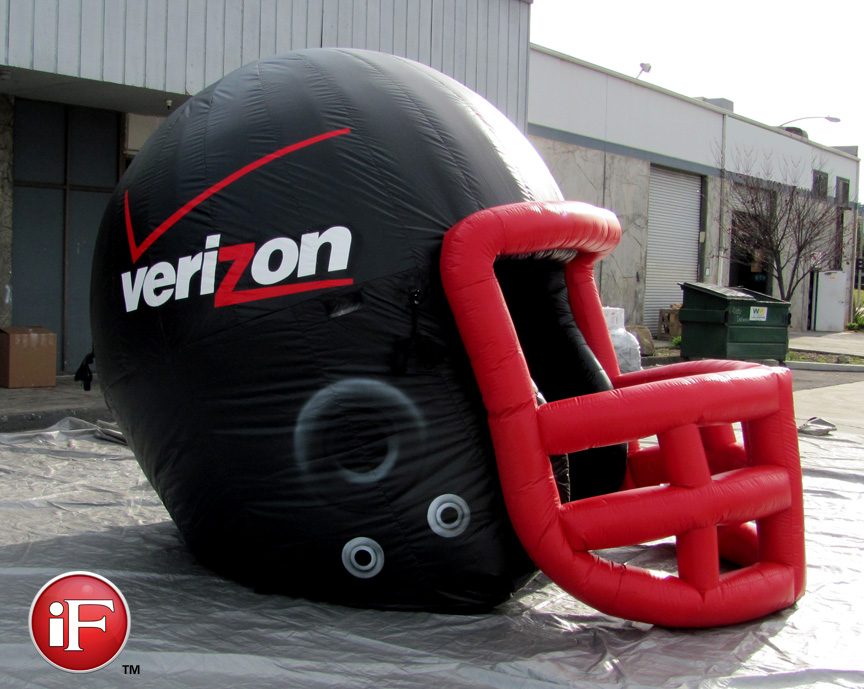Verizon Inflatable Football Helmet