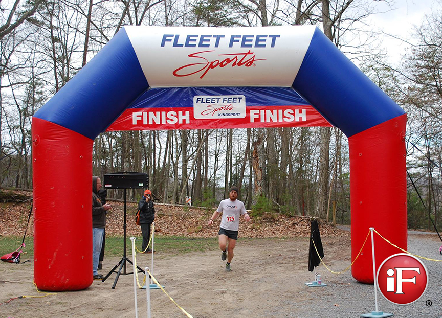 Finish Line Archway, Start Line Arch, Fleet Feet Sports Kingsport