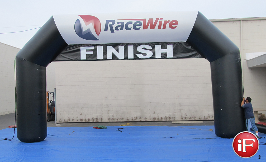 Inflatable Finish Line Arch, Event Archway, Balloon Arch, RaceWire