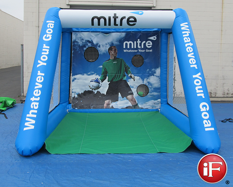 Inflatable Soccer World Cup Goal Kick, Hedstrom Entertainment & Mitre