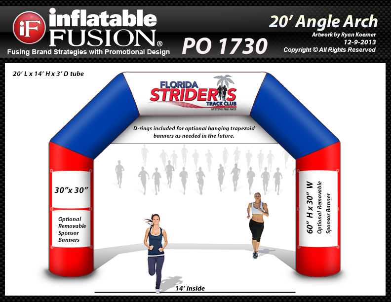Inflatable Start/Finish Line Archway, Fort Defiance Indian Hospital