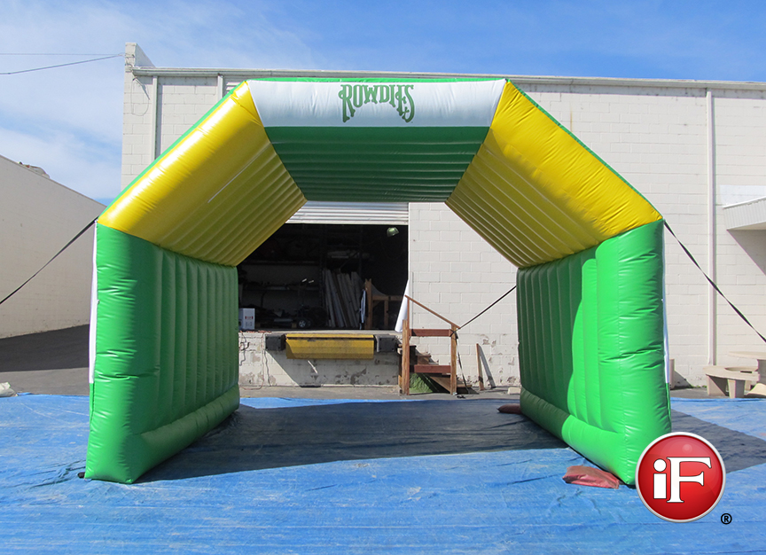 Inflatable Tunnels, Custom Inflatable Sports Tunnel, Tampa Bay Rowdies
