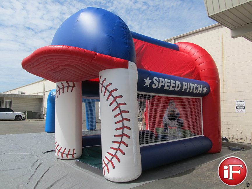 inflatable sports game, inflatable sports pen, inflatable baseball game