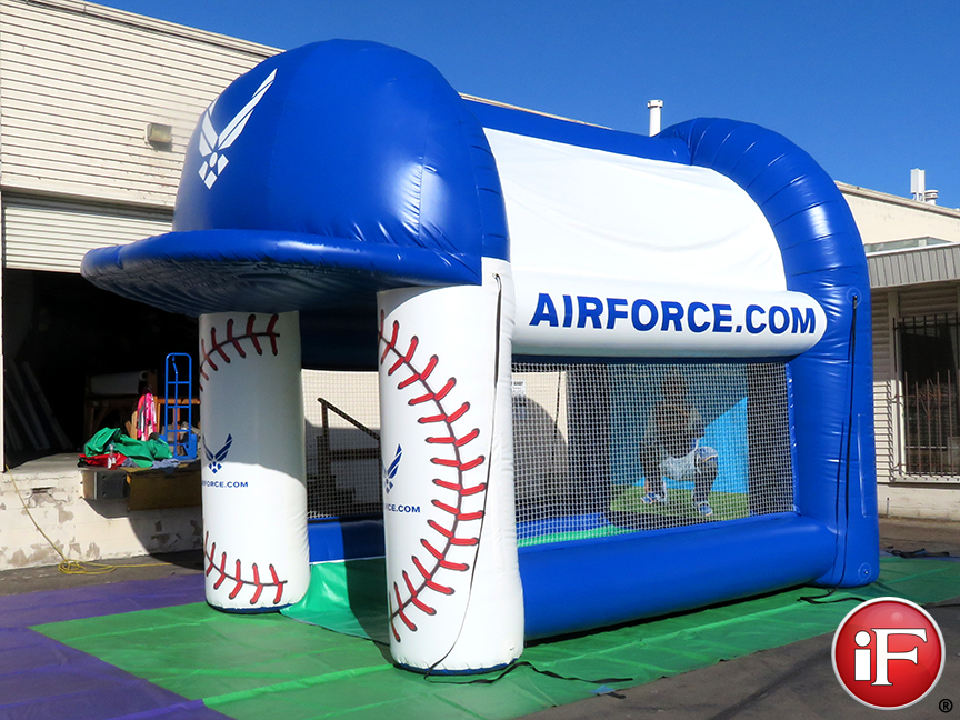 baseball speed pitch, baseball inflatable, baseball throw, baseball