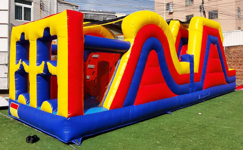 36ft Inflatable Obstacle Course inflatableisland.co