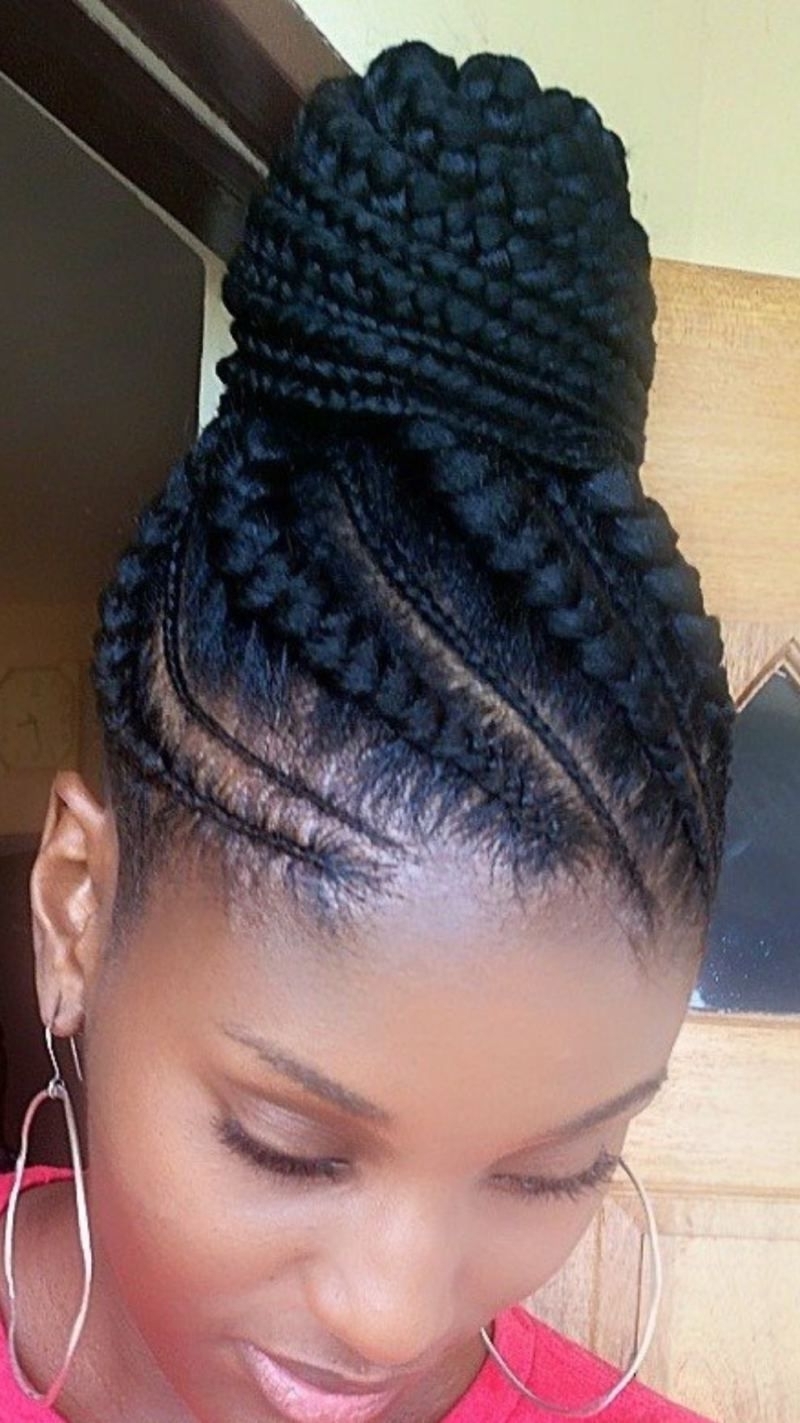 20 Best Chunky Black Ghana Braids Ponytail Hairstyles