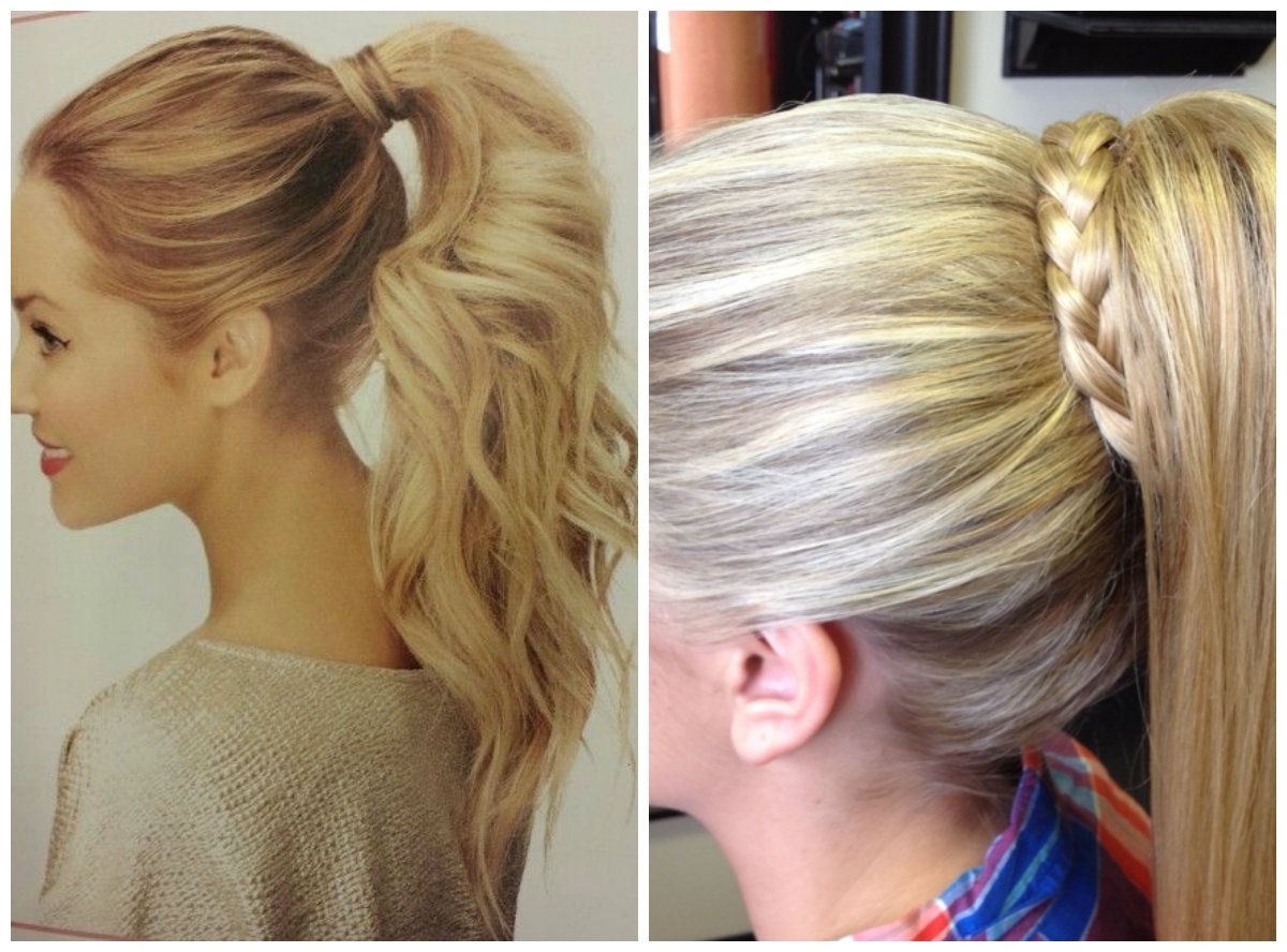 20 Inspirations Wrapped High Ponytails