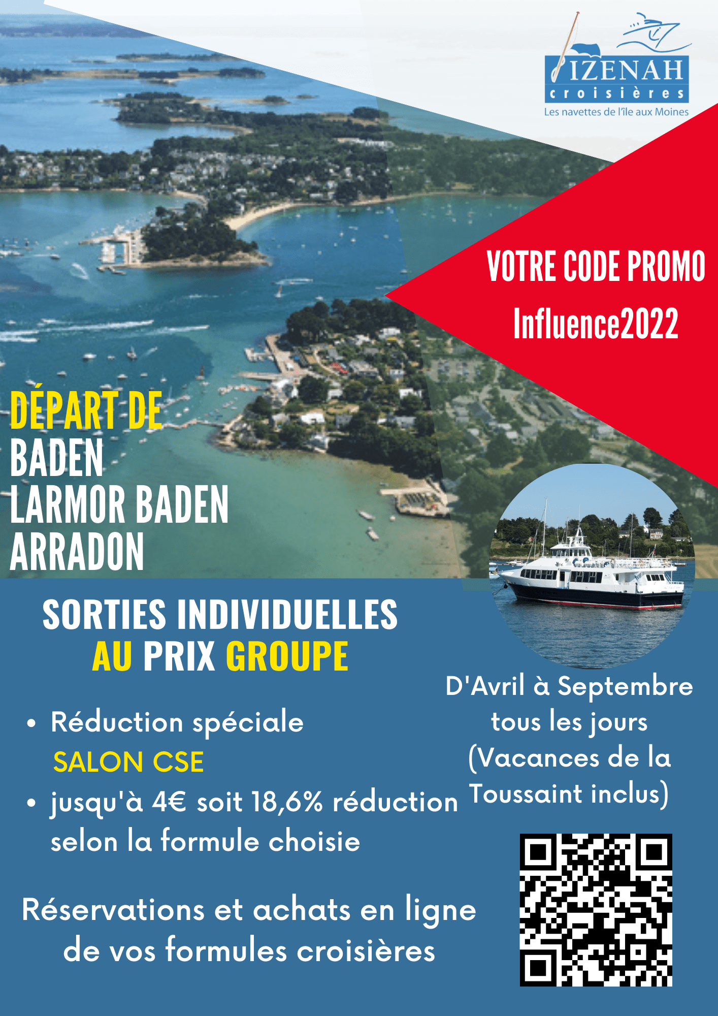 IZENAH CROISIERES Croisières sur le Golfe du Morbihan
