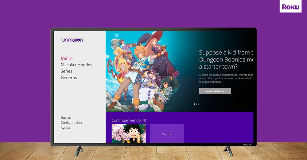 Funimation lanza su servicio en la plataforma ROKU en México INFLUENCER