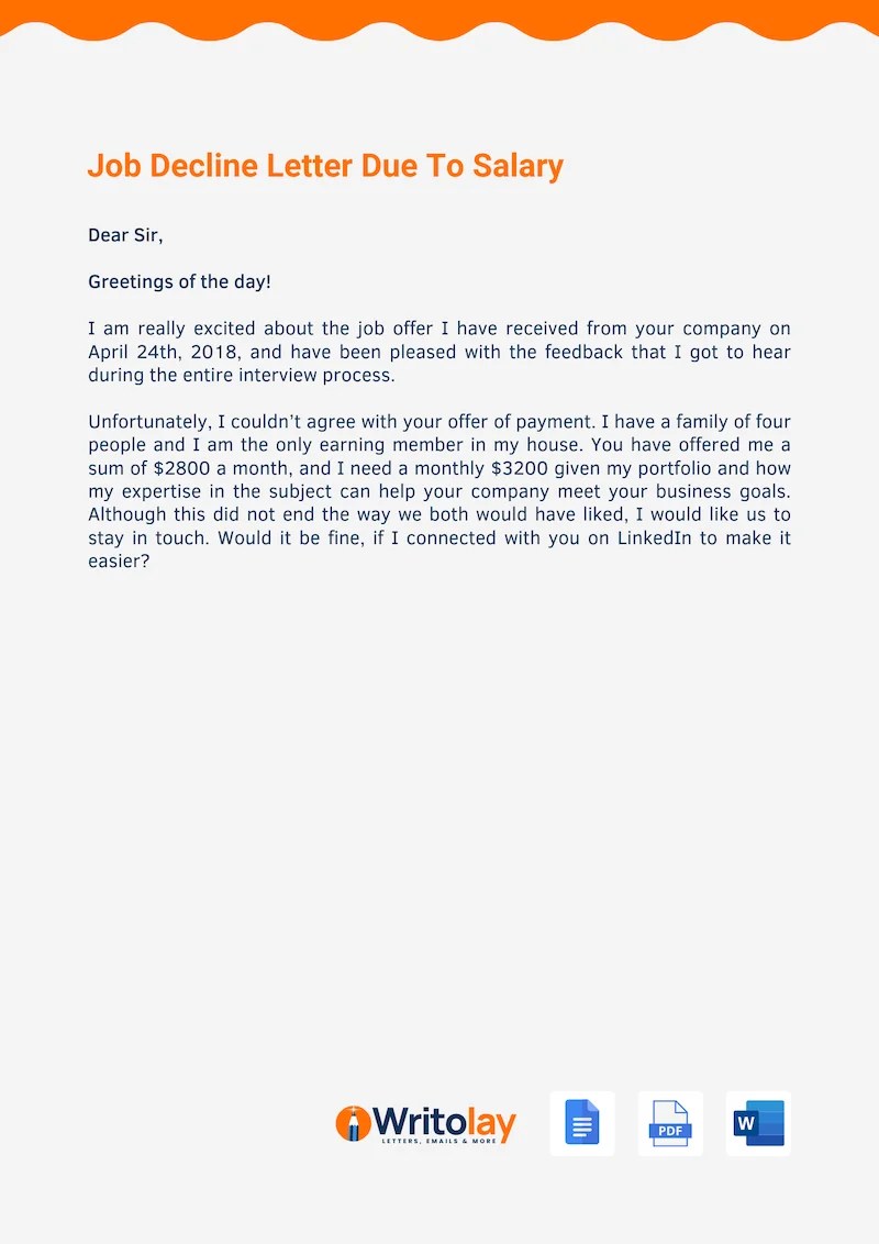 Gracefully Declining How to Turn Down a Job Offer + Examples