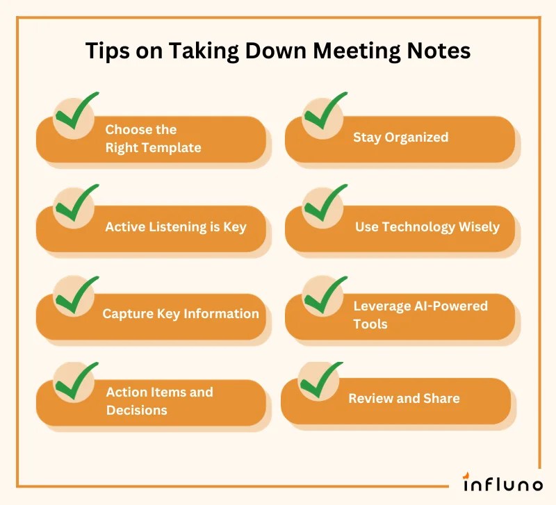 8 Tips on How to Take Meeting Notes Like with Max Efficiency