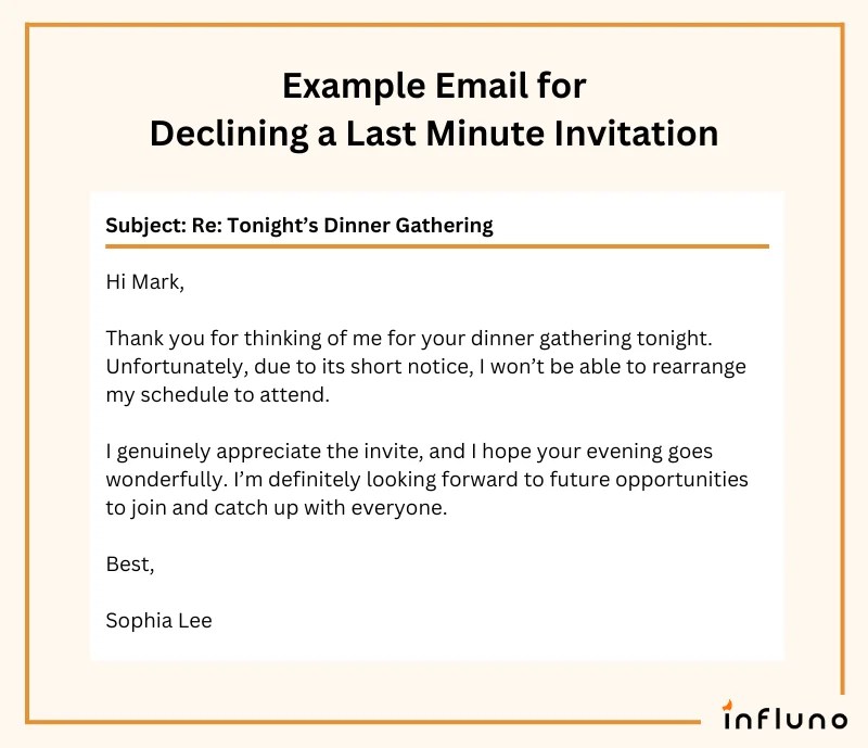 How to Politely Decline an Invitation to an Event The Art of "No"
