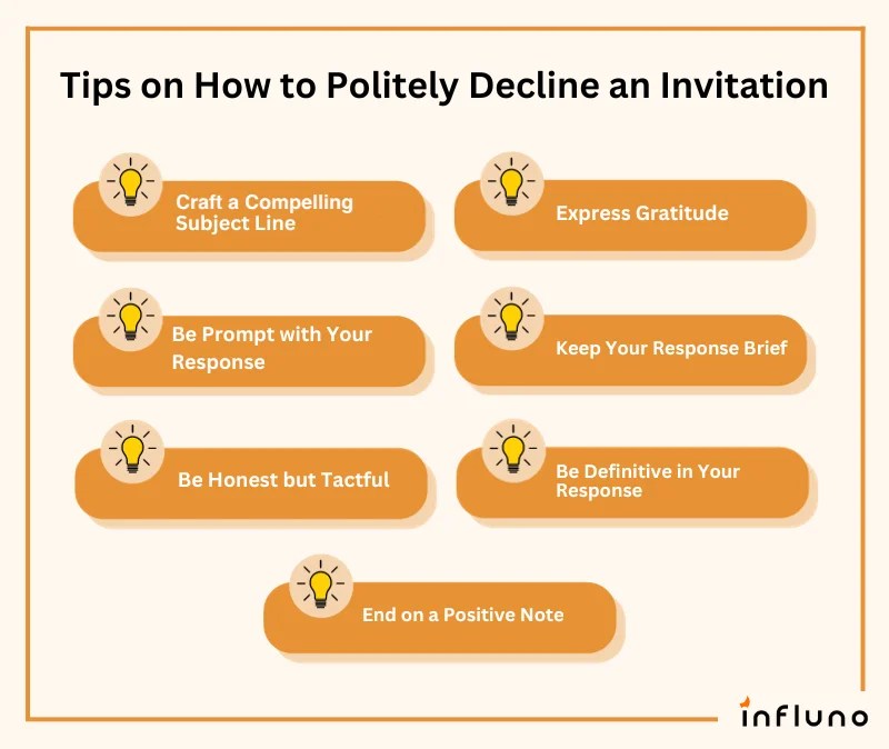 How to Politely Decline an Invitation to an Event The Art of "No"