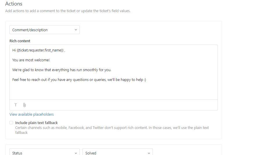 Zendesk Tutorial How to setup macros Influx