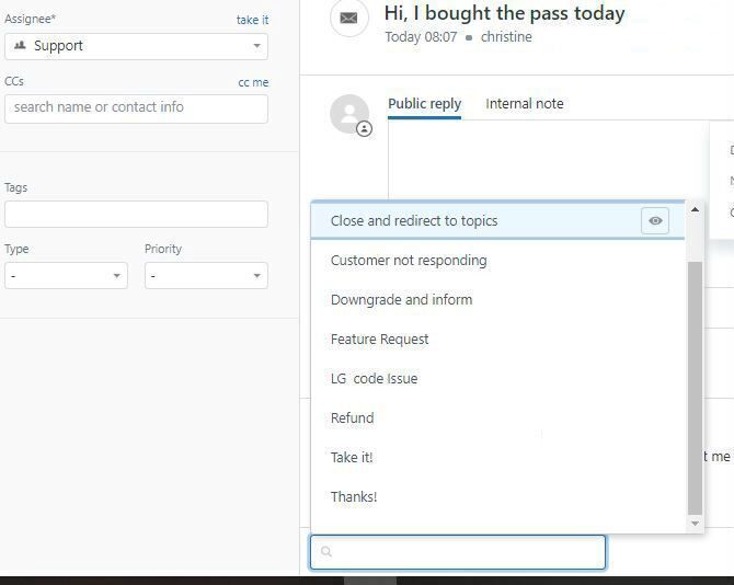 Zendesk Tutorial How to setup macros Influx