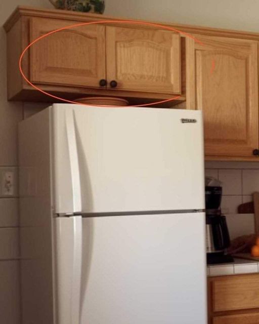 If you have these cupboards above your fridge, you had better know what