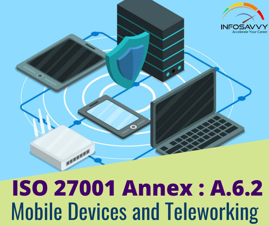 ISO 27001 Annex A.6.2 Mobile Devices and Teleworking