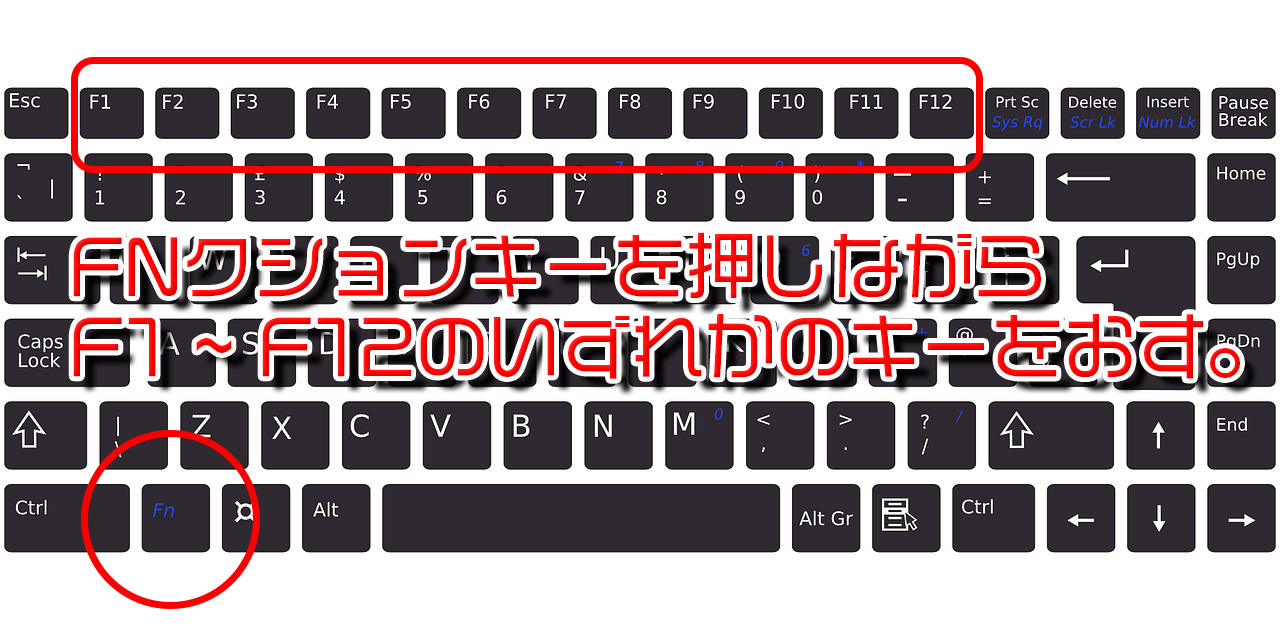 ファンクションキー使ってる？意外と便利なファンクションキーの設定や活用術。