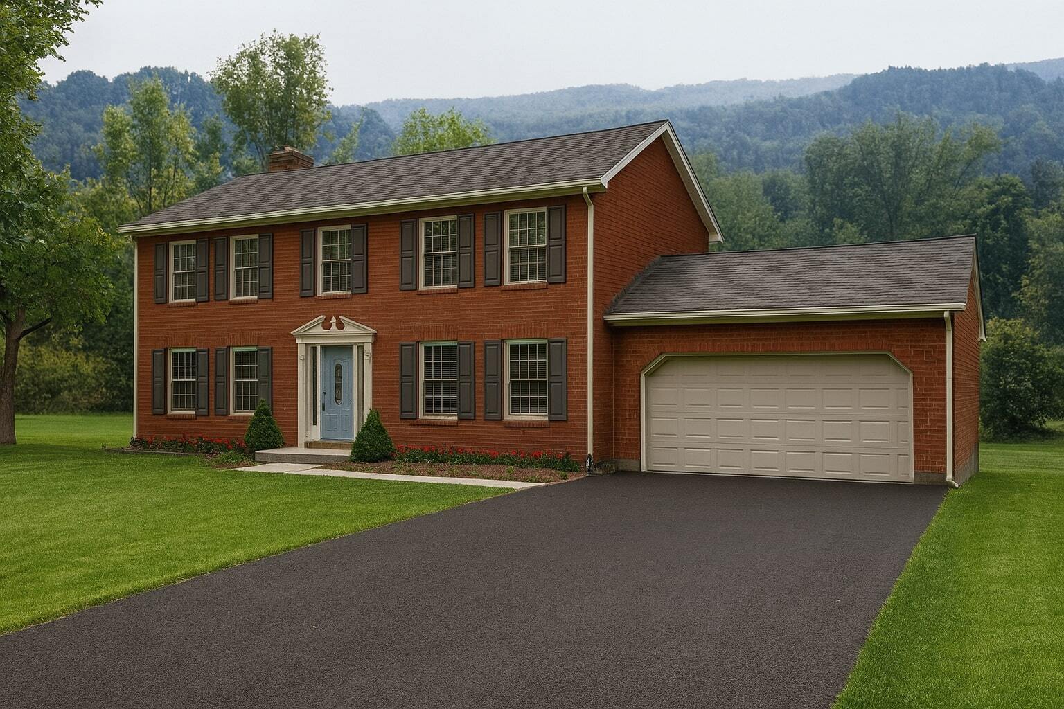 Ethan Allen II 4 Bedroom Colonial Floor Plan