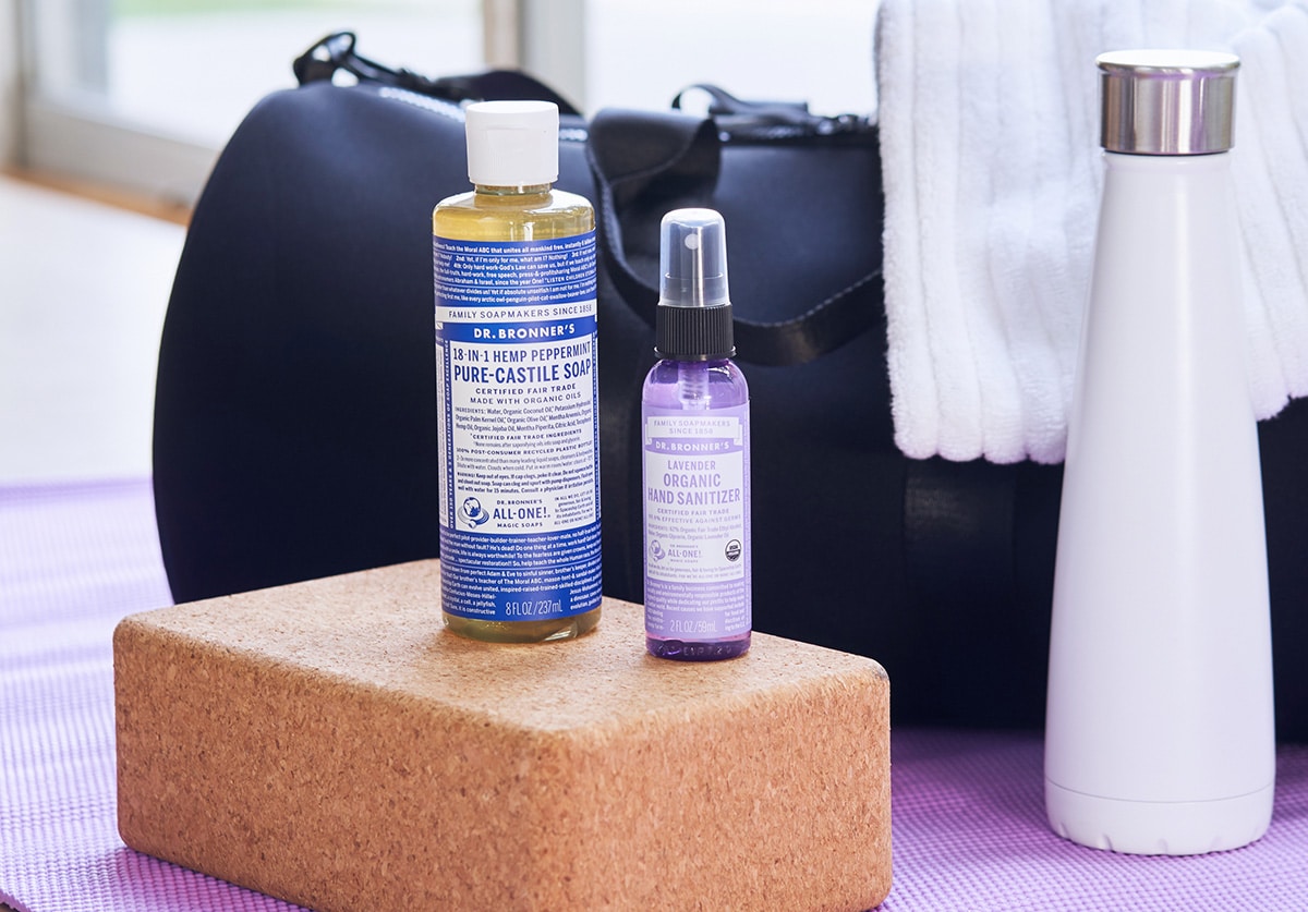 How to Clean a Yoga Mat with Dr. Bronner's Dr. Bronner's