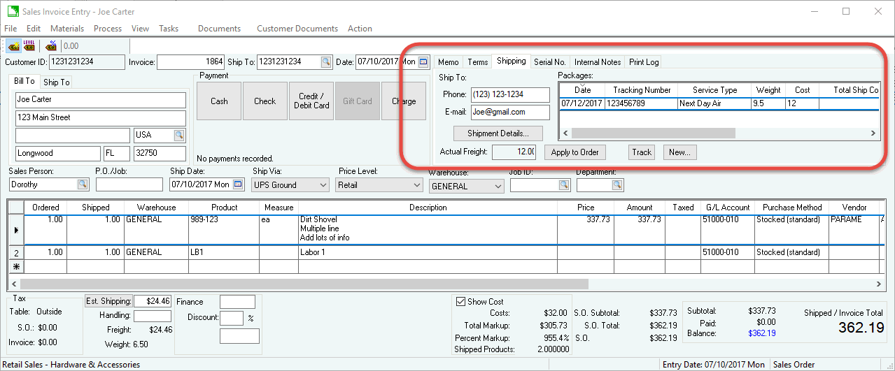 Using EBMS Data within UPS WorldShip1