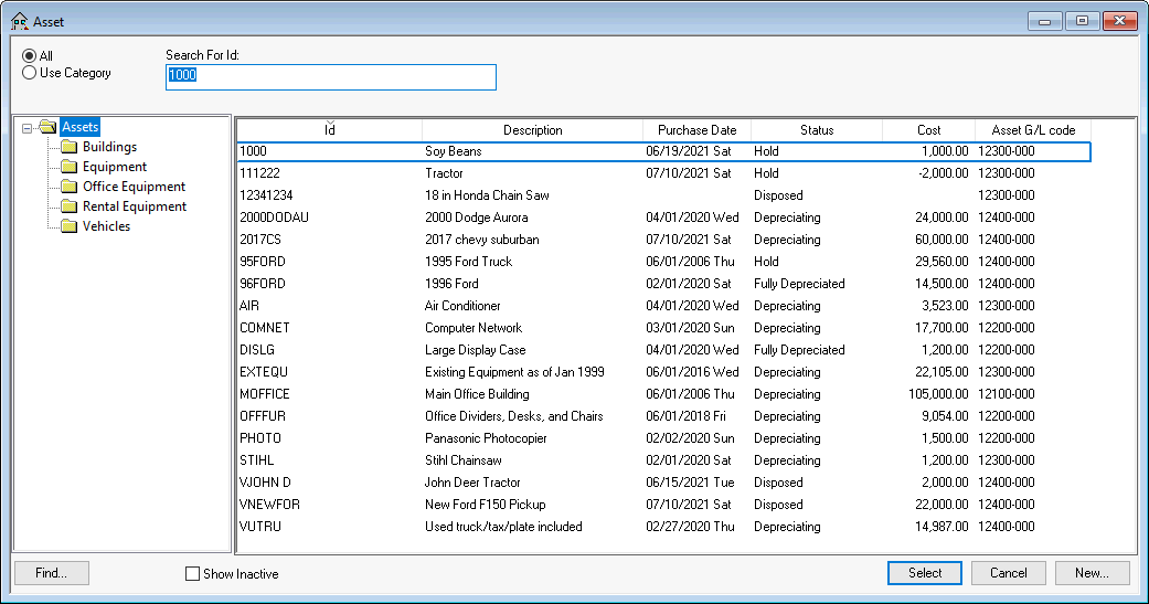 Depreciation Overview