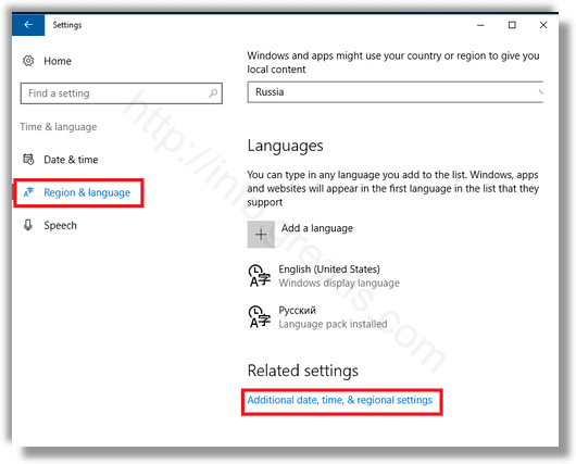 Region and Language Settings help.synthesisplatform.net