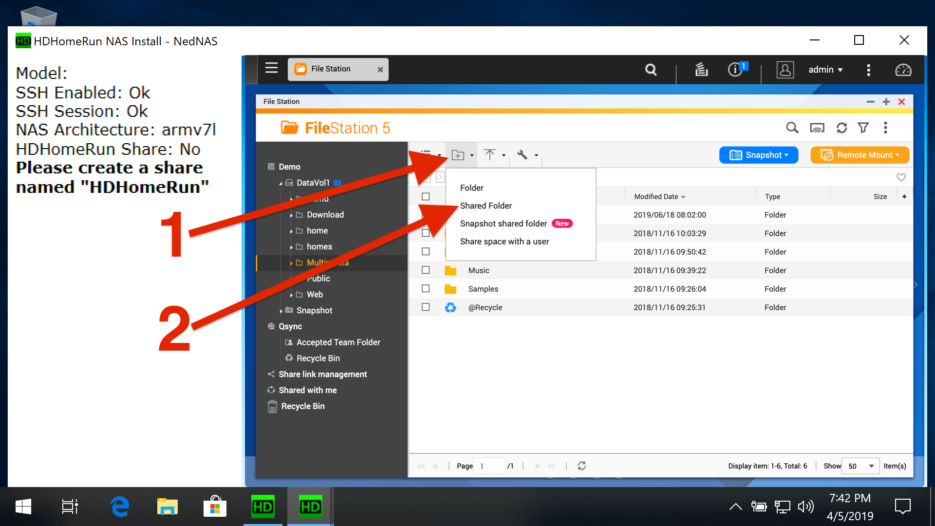 dvrnasqnap [HDHomeRun]