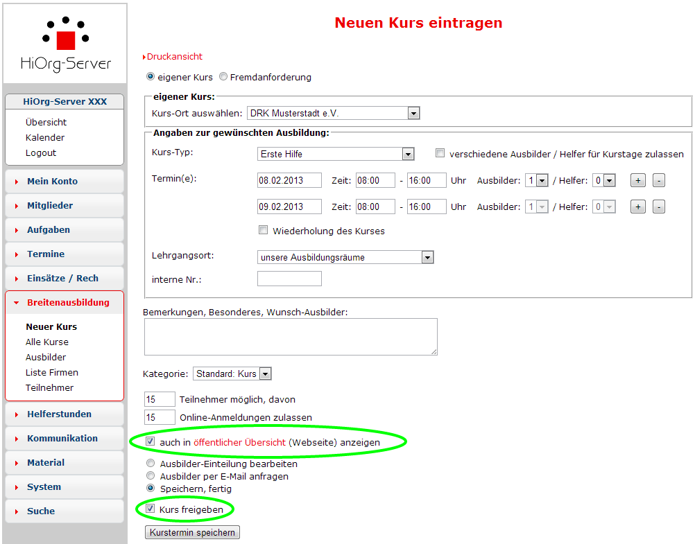 Erste Hilfe Kurs Bescheinigung Ausdrucken