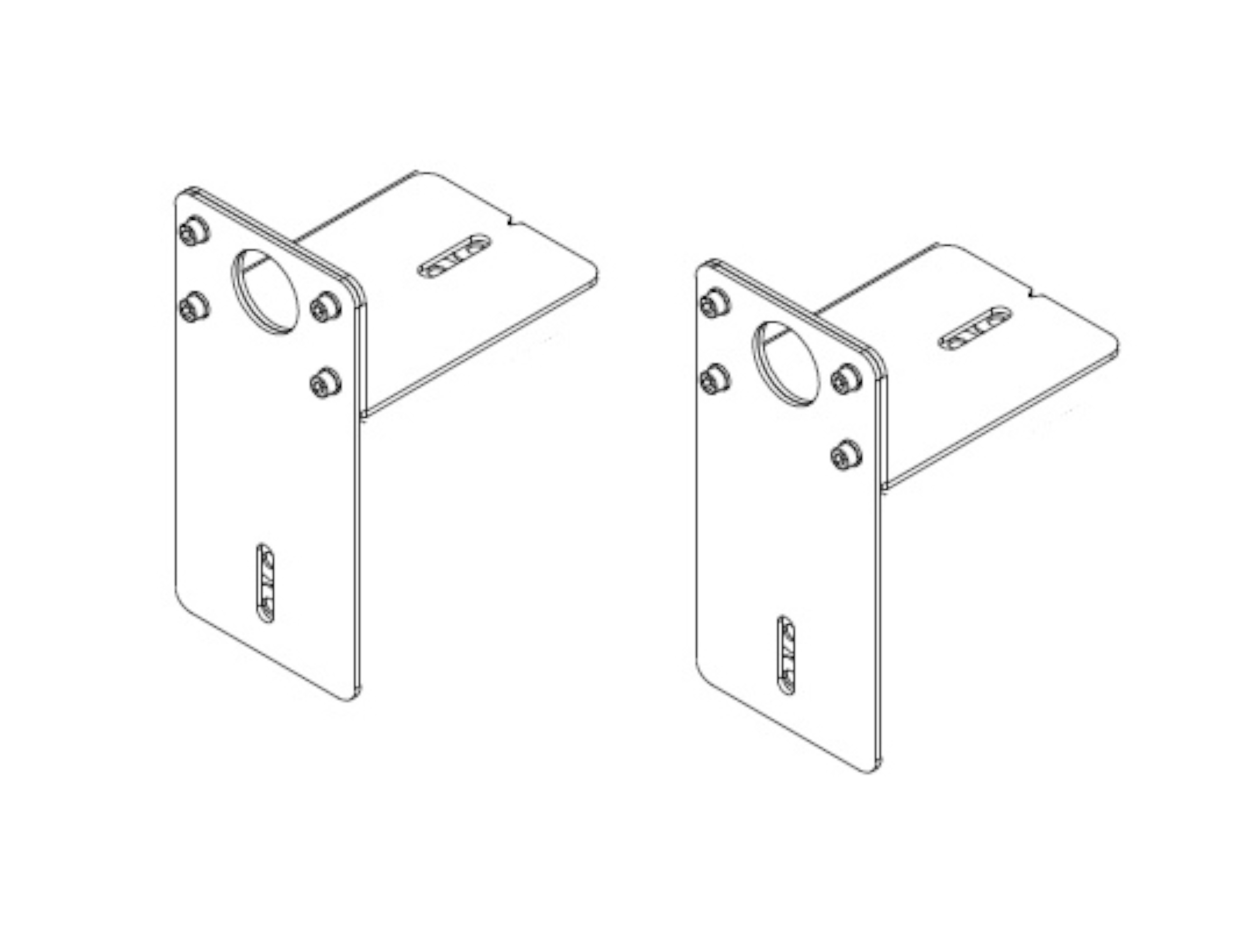 M Hanging Bracket for Samsung OH75 Multibrackets